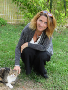 Photo Frederique avec son chat